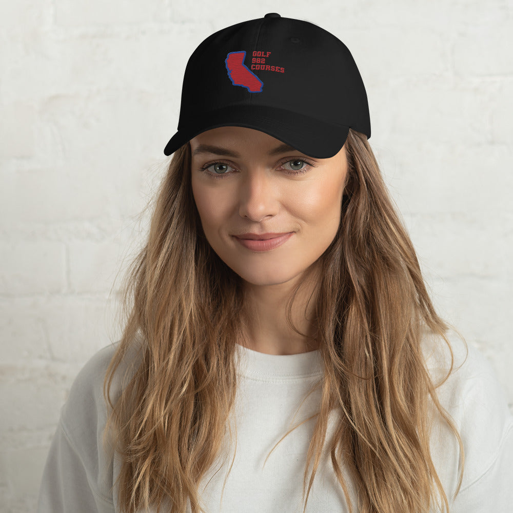 California Dad Hat - Manns Golf Cave