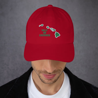 Hawaii Dad Hat - Manns Golf Cave