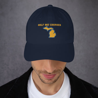 Michigan Dad Hat - Manns Golf Cave