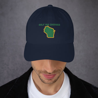 Wisconsin Dad Hat - Manns Golf Cave