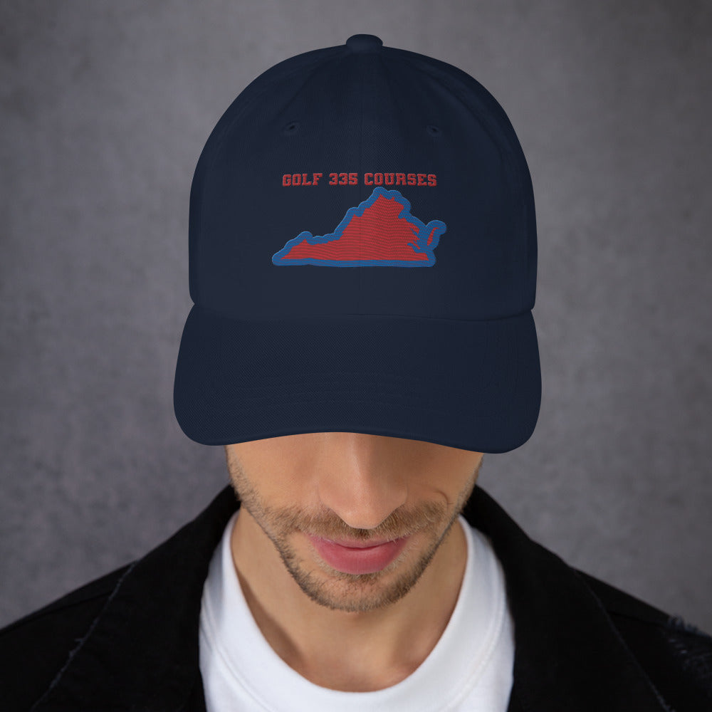 Virginia Dad Hat - Manns Golf Cave