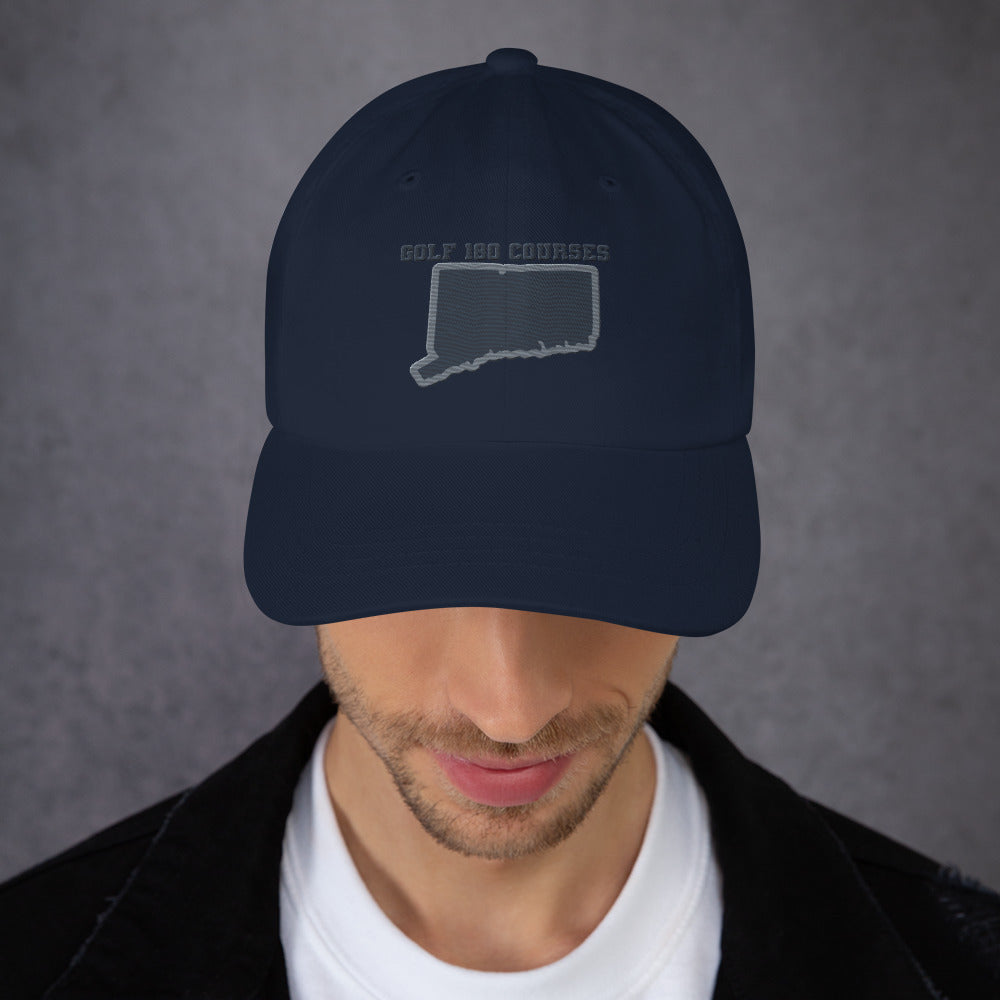 Connecticut Dad Hat - Manns Golf Cave