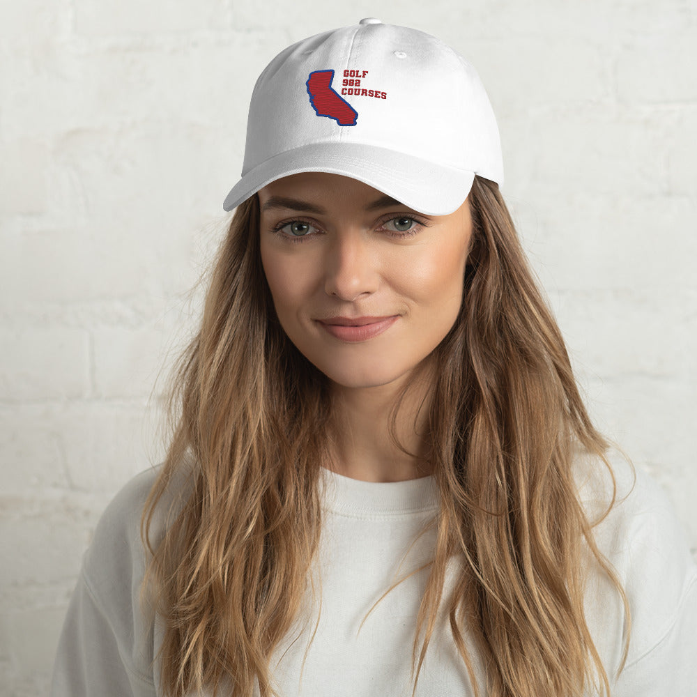 California Dad Hat - Manns Golf Cave