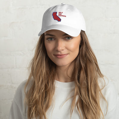 California Dad Hat - Manns Golf Cave