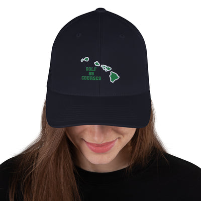 Hawaii Fitted Golf Cap - Manns Golf Cave