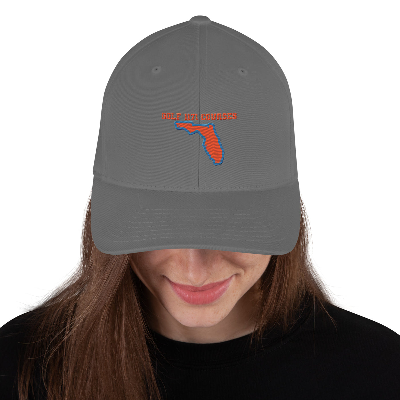 Florida Fitted Golf Cap - Manns Golf Cave