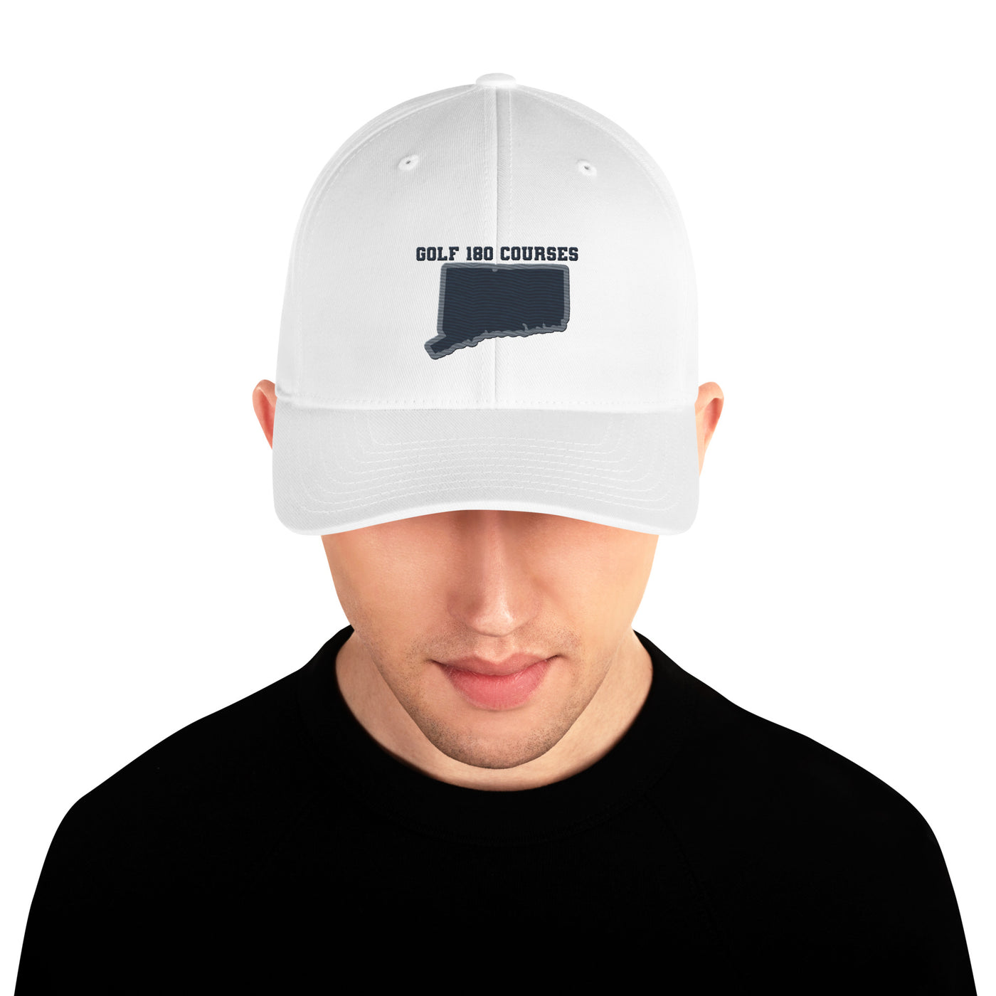 Connecticut Fitted Golf Cap - Manns Golf Cave