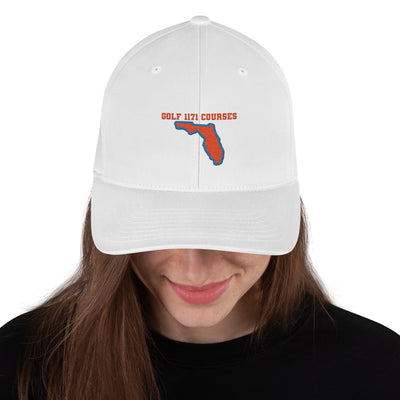 Florida Fitted Golf Cap - Manns Golf Cave