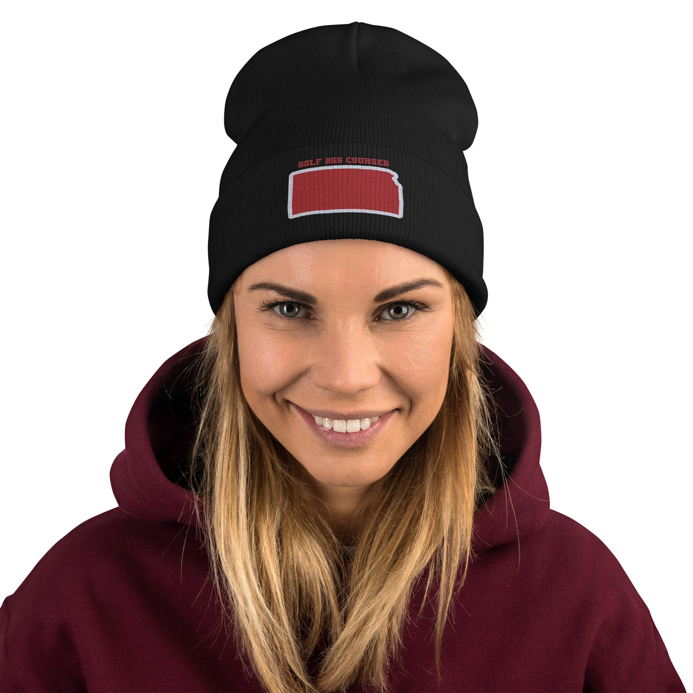 Kansas Golf Beanie - Manns Golf Cave