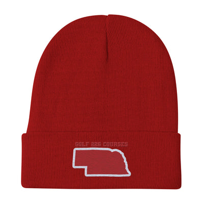 Nebraska Golf Beanie - Manns Golf Cave