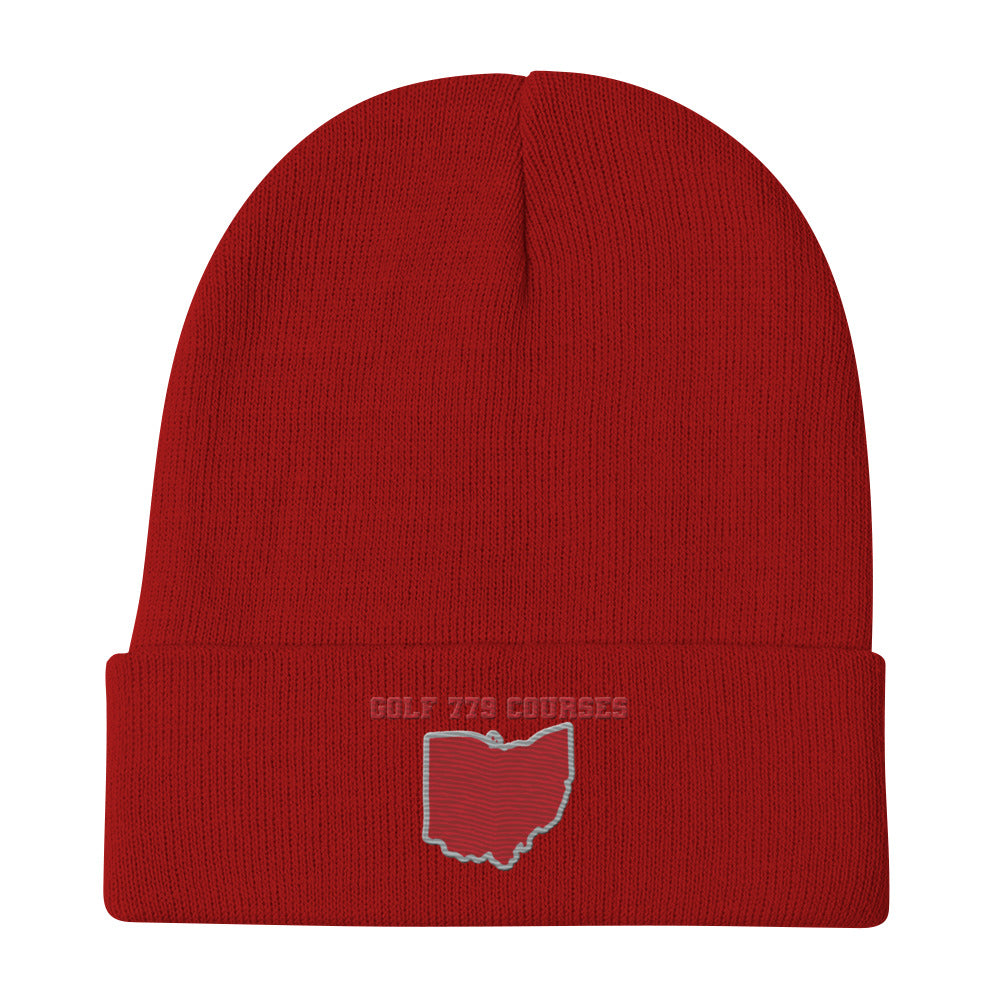 Ohio Golf Beanie - Manns Golf Cave