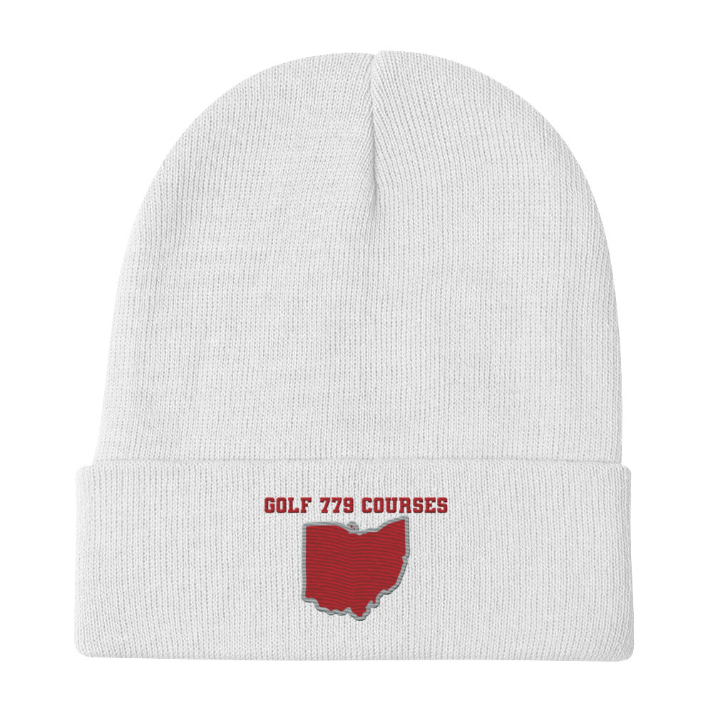 Ohio Golf Beanie - Manns Golf Cave