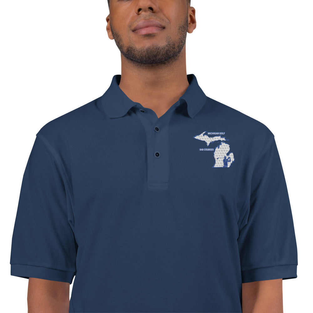 Michigan Golf Polo